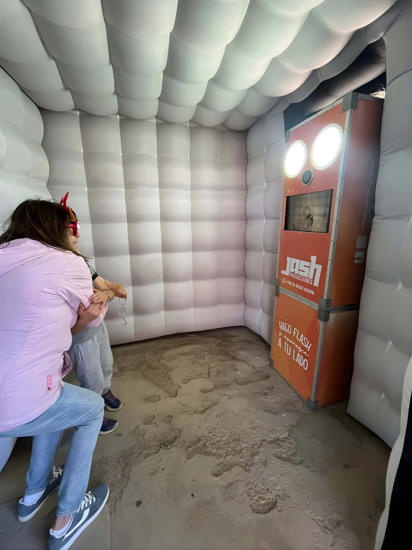Cabina fotográfica real de JASH Producciones