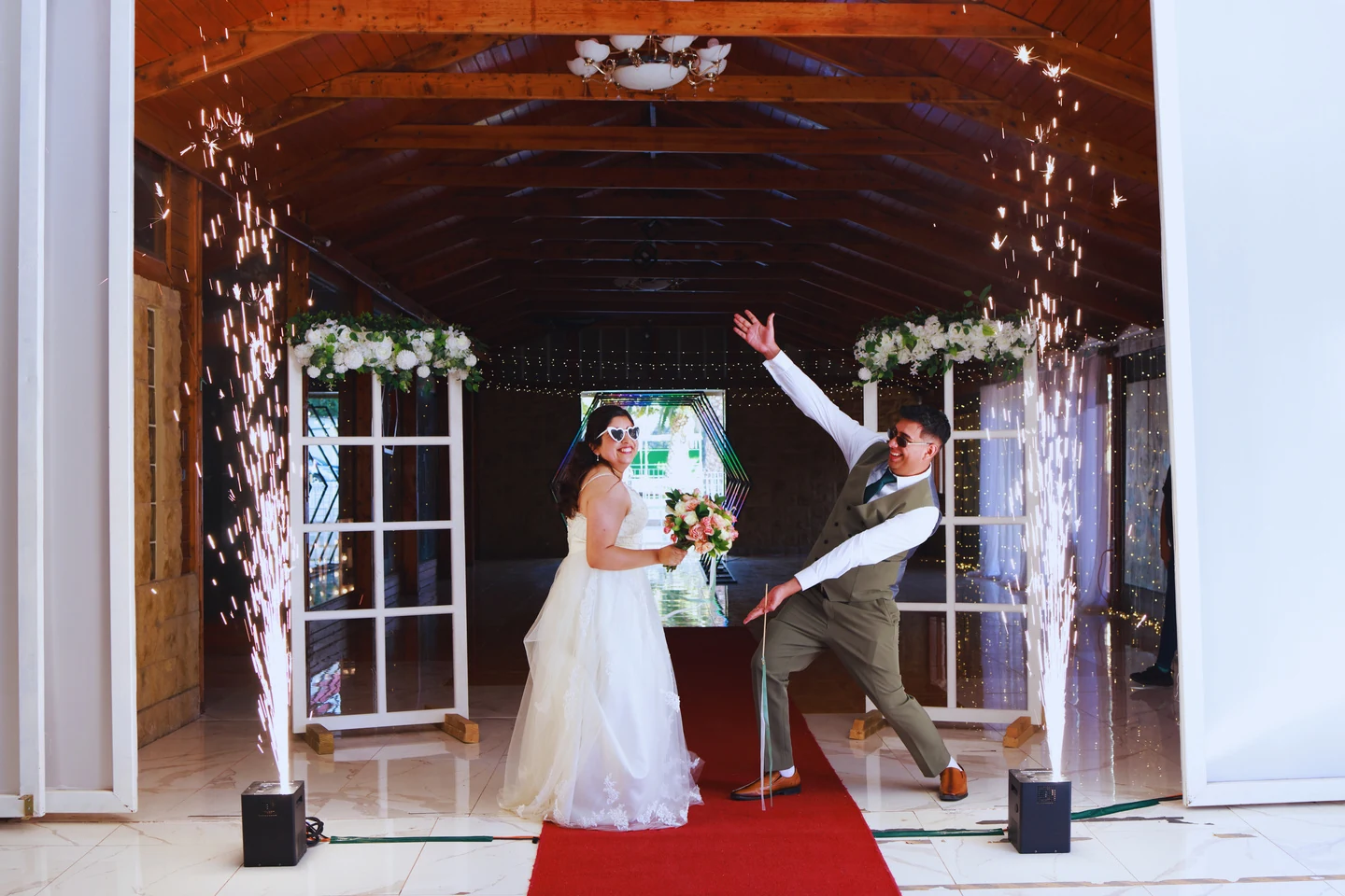 Decoración y montaje real de un matrimonio producido por JASH